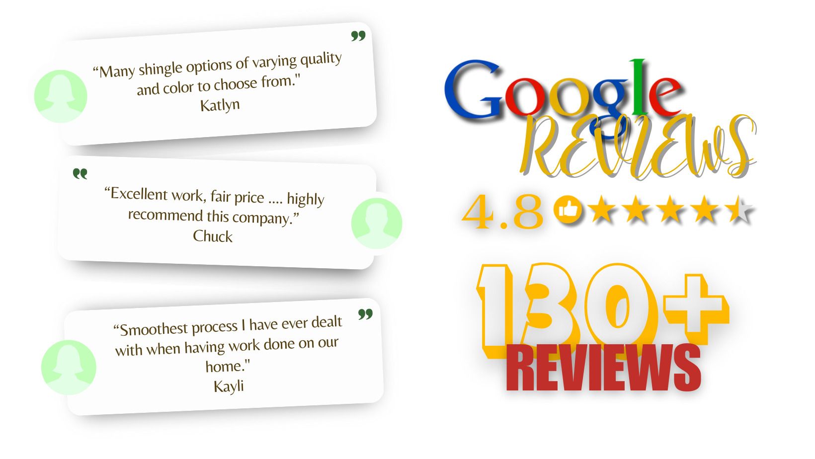 Click to see the rest of our google reviews
